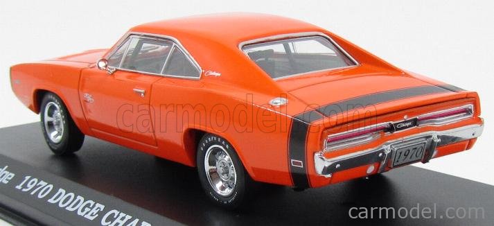 GREENLIGHT 86302 Scale 1/43 | DODGE CHARGER R/T 1970 ORANGE BLACK
