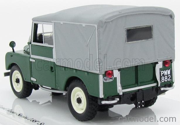 Miniature TSM 1/43 - Land Rover Série 1 88 Soft-Top 1957, Vert/gris, Résine