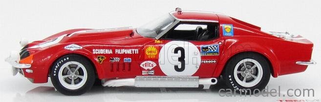 CHEVROLET - CORVETTE L88 TEAM SCUDERIA FILIPINETTI N 3 24h LE MANS 1968  U.MAGLIOLI - H.GREDER