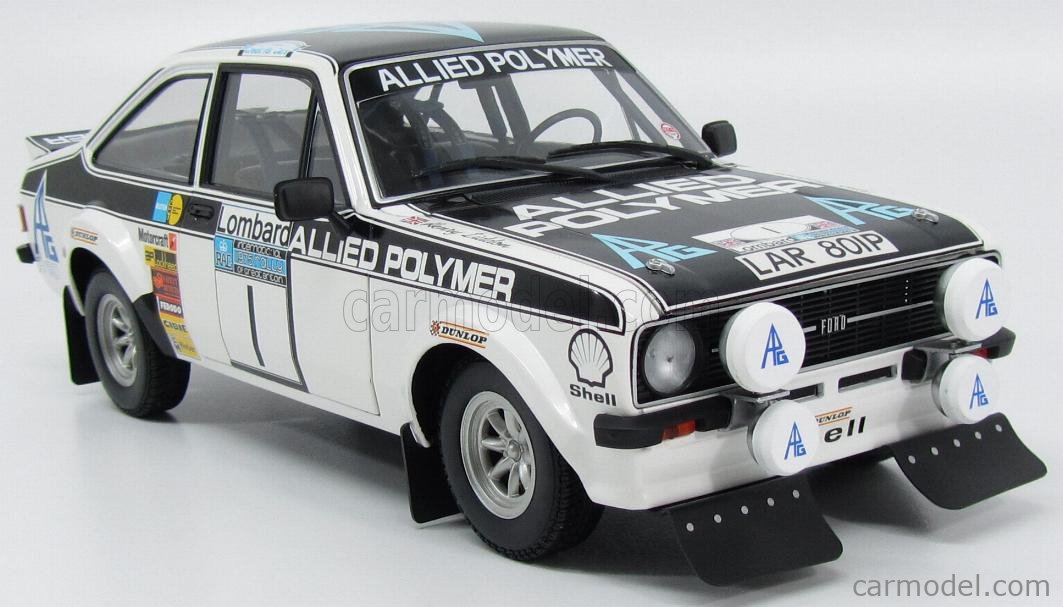 MINICHAMPS 100758401 Scale 1/18 FORD ENGLAND ESCORT II RS 1800 TEAM