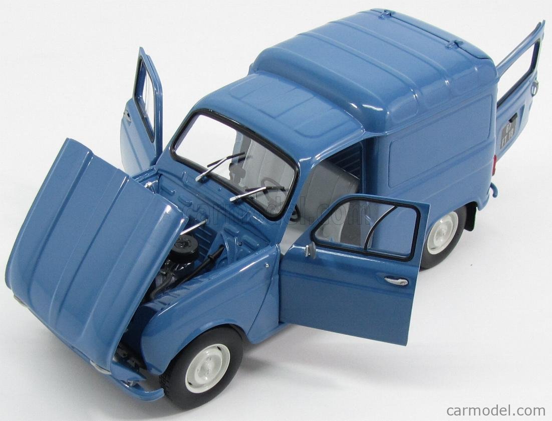 NOREV 185190 - Renault 4 Fourgonnette Grise - Échelle 1/18 - Neuf