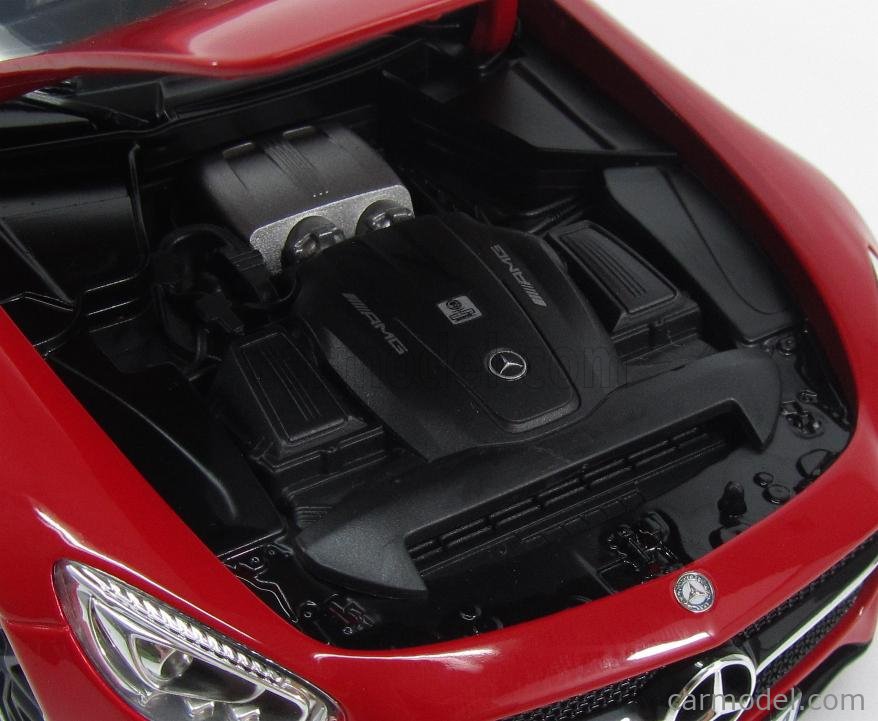 2015 Mercedes AMG GT Red 1/18 Diecast Model Car de Norev NOREV 183496