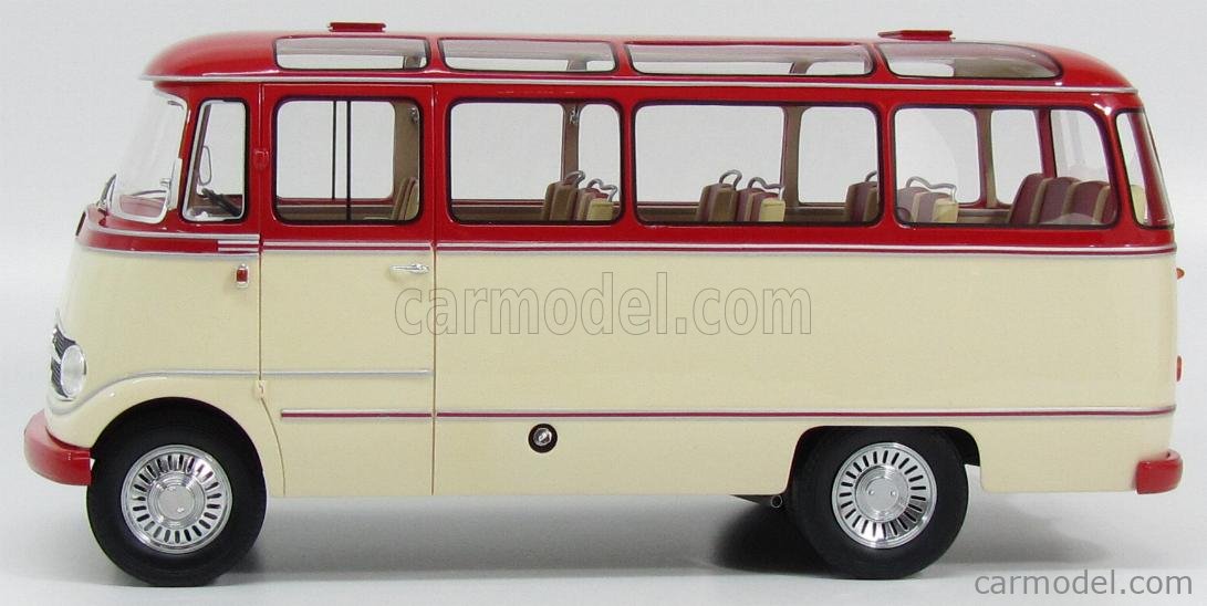 Norev 1:18 1960 Mercedes Benz 0319 Bus, Red/Cream