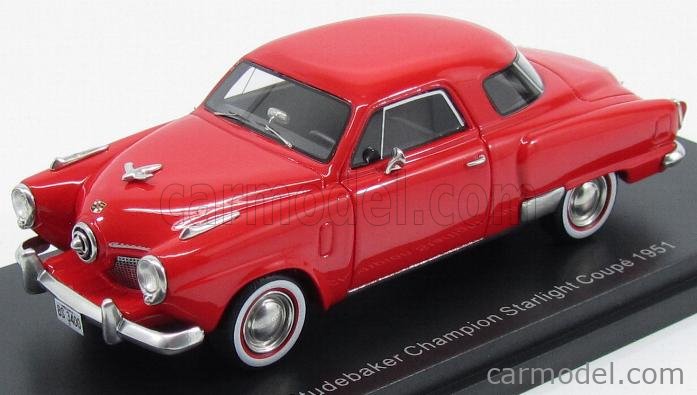 BoS-MODELS BOS43400 Scale 1/43  STUDEBAKER CHAMPION STARLIGHT COUPE 1951 RED