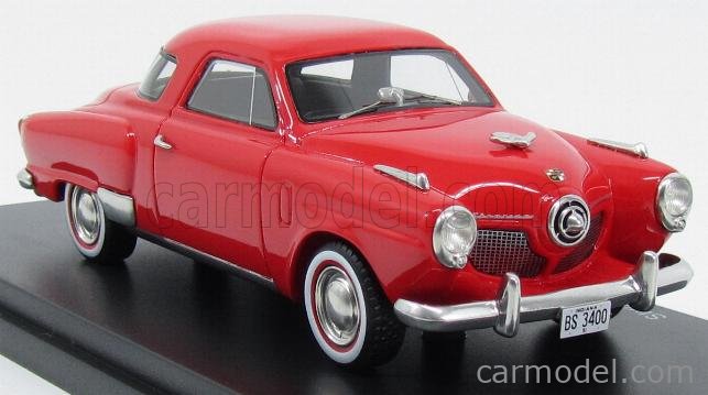 BoS-MODELS BOS43400 Scala 1/43  STUDEBAKER CHAMPION STARLIGHT COUPE 1951 RED