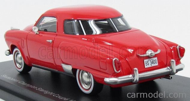 BoS-MODELS BOS43400 Echelle 1/43  STUDEBAKER CHAMPION STARLIGHT COUPE 1951 RED