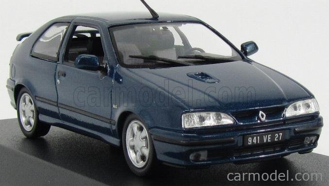 Renault 19 16S 1992 Sport Blue NOR2A Car 1/43 Norev 