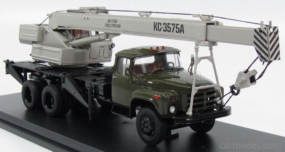 OREL 073-1/25 Paper model kit Civilian Cars Crane KS-2561D based on ZIL-130 