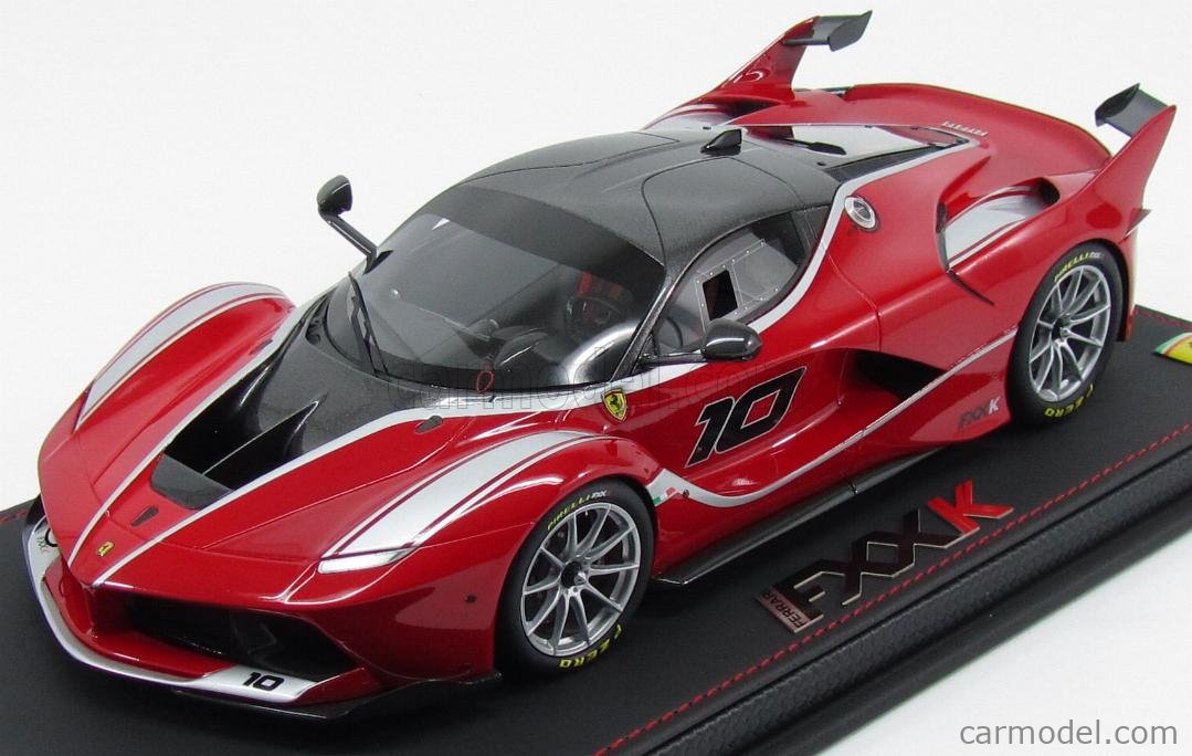 Bbr Models P Escala Ferrari Fxx K N Abu Dhabi Rosso Tristrato Red Silver