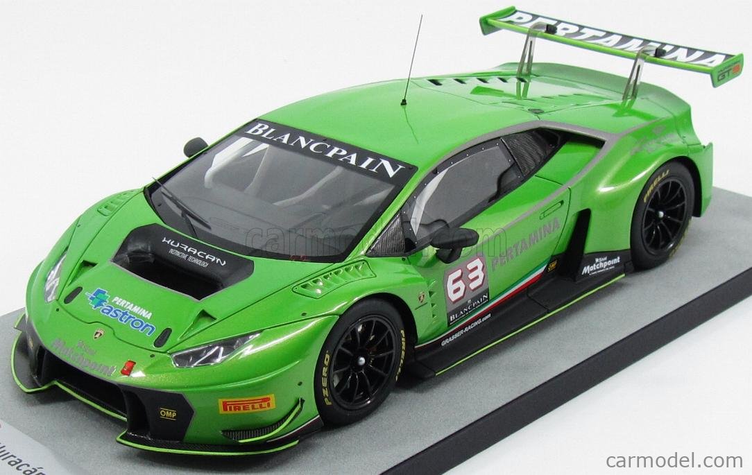 Look Smart 1/18 Lamborghini Huracan LP620-2 Super Trofeo Gris - Résine - Occasion