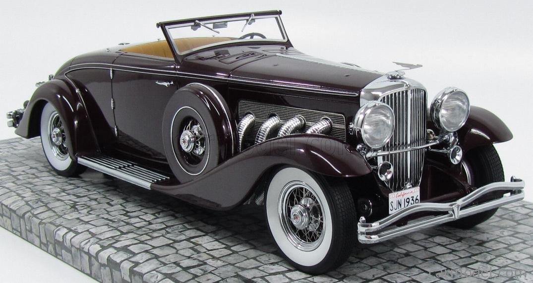 Duesenberg Model J Torpedo Convertible Coupé 1929 in 1:18