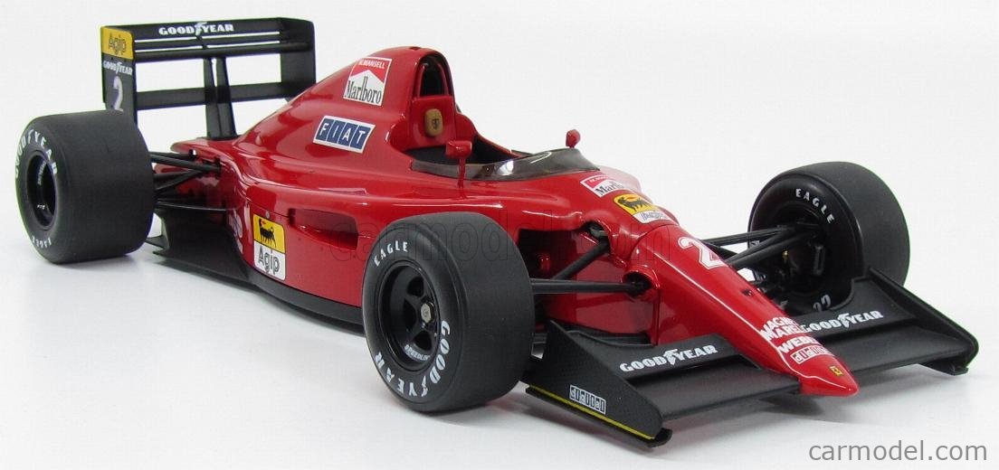 ミニカー FERRARI 641/2 1990 Mexican GP #2 F1 FERRARI 641/2 #2 Second GP Mexico 1990 Nigel Mansell 1/18
