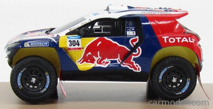 PEUGEOT - 2008 DKR RED BULL N 304 RALLY DAKAR 2015 C.SAINZ - L.CRUZ