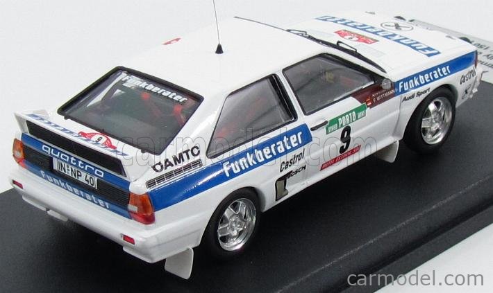 Audi Coupé Quattro - Rallye du Condroz 1987 - Munster - Demeulemeester - Trofeu Audi Coupé Quattro - Rallye du Condroz 1987 - Munster - Demeulemeester - Trofeu