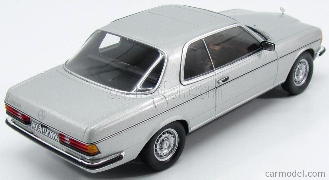 1980 Mercedes-Benz 280 CE W123 Coupe silver silber 1:18 Norev 