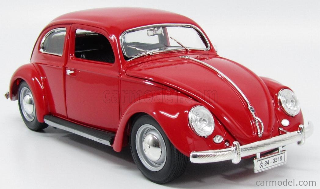 BURAGO BU12029R Scale 1/18 | VOLKSWAGEN KAFER BEETLE 1955 RED