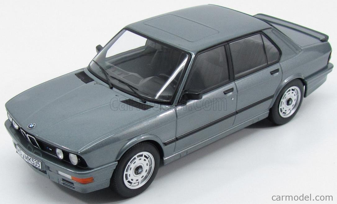 BMW m535i e28 1986 Nero Metallizzato modello di auto 1:18 NOREV 