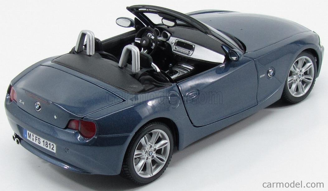 MAISTO 31654BGM Scale 1/18 | BMW Z4 SPIDER 2003 BLUE GREY MET