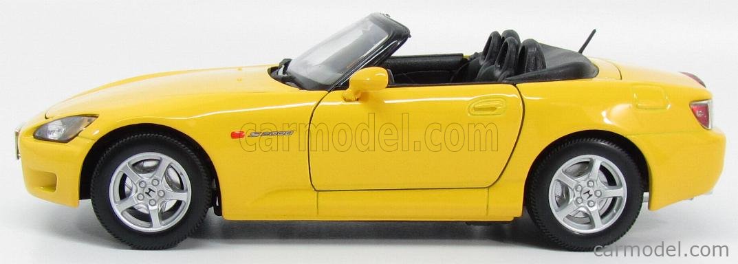 MAISTO 31879Y Scale 1/18 | HONDA S2000 SPIDER 1998 YELLOW
