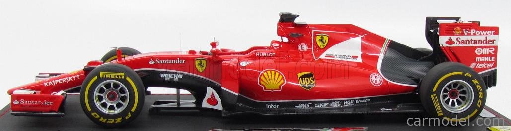 送料520円～ Taneo タメオ 1/43 Ferrari SF15-T　F1 Malesia GP 2015 #5 S.Vettel フェラーリ ベッテル マレーシアGP