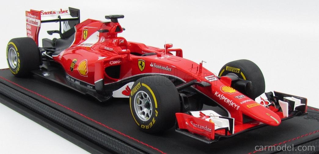 FERRARI - F1 SF15-T N 5 MALAYSIAN GP 2015 SEBASTIAN VETTEL - CON VETRINA -  WITH SHOWCASE