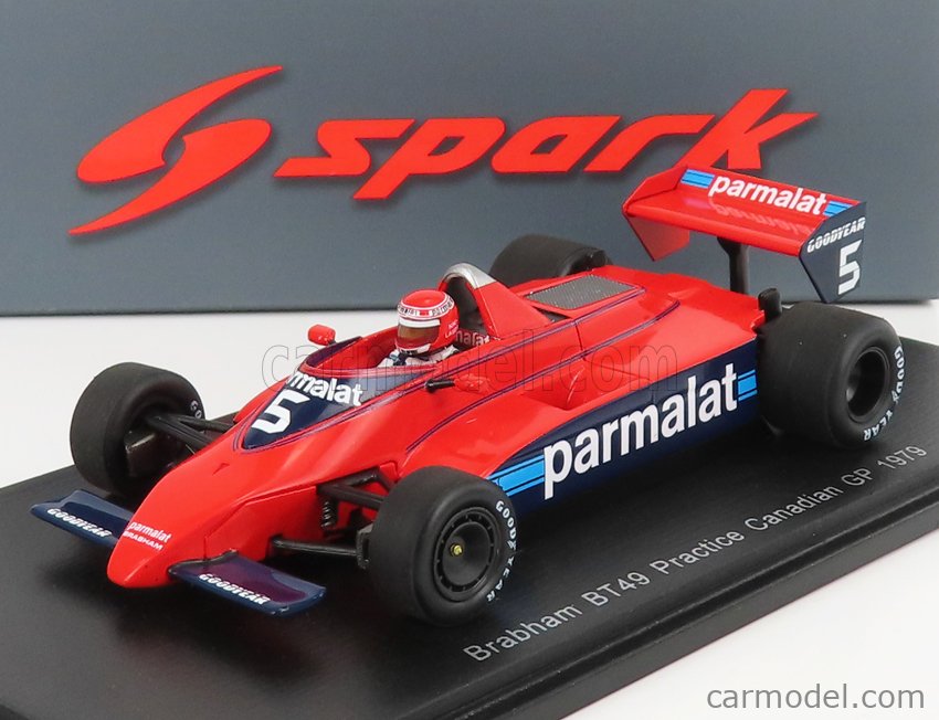 SPARK-MODEL S4346 Scale 1/43  BRABHAM F1 BT49 FORD N 5 PRACTICE