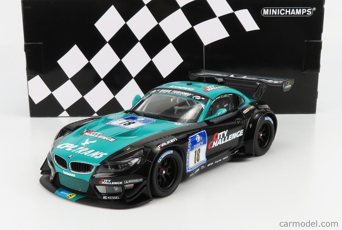 MINICHAMPS BMW Z4 GT3 限定版 1/43 BMW Z4 GT3 Coupé race-car Team Westcoast Racing 