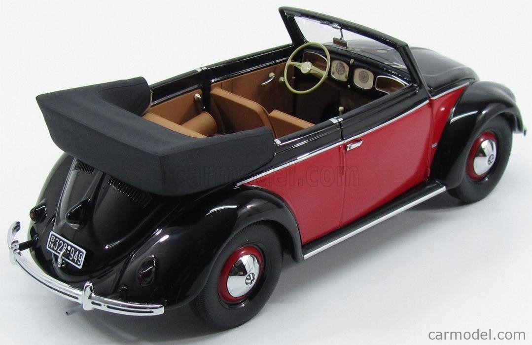 MINICHAMPS 1/43 - VW Coccinelle Beetle 1200 Cabriolet Verte 1951 EUR 36,96 - FR