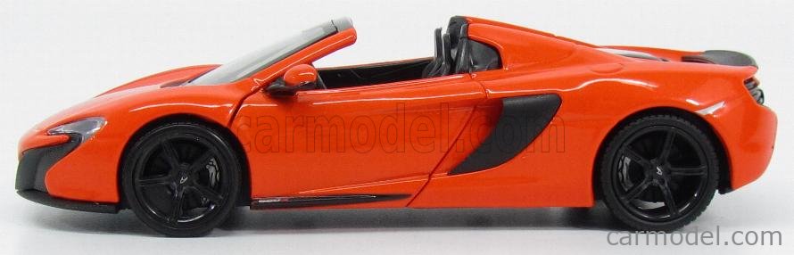 McLaren 650S Spider Orange Motormax 1/24 Scale Diecast Model Car NEW IN BOX 