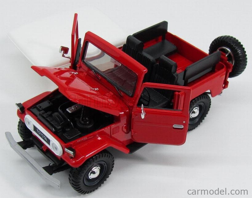 HOBBYFANS 1/64 SCALE Toyota Land Cruiser FJ40 Red1 Diecast Car Model
