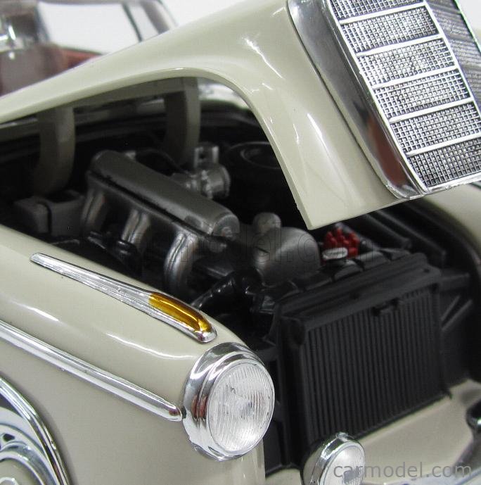 SUN-STAR 03568 Scale 1/18 | MERCEDES BENZ 220SE COUPE 1958 GREY