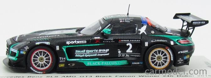 MERCEDES BENZ - SLS AMG GT3 TEAM BLACK FALCON N 2 WINNER 24h DUBAI 2015  A.T.AL FAISAL - H.HAUPT - Y.BUURMANN - O-WEBB