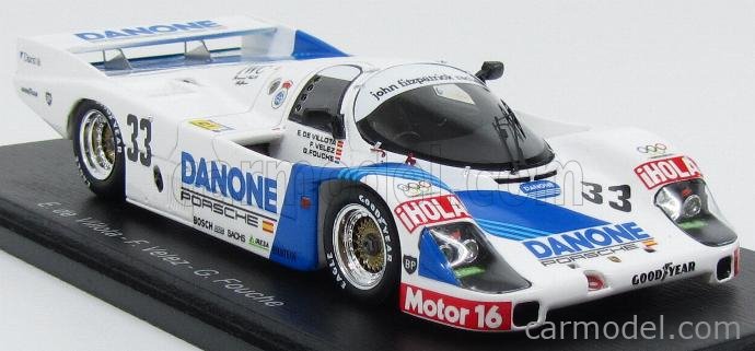 Spark Porsche 956 N°9 Le Mans 1986 1/43 Miniature Neuve