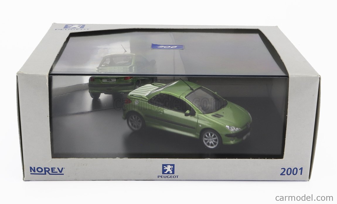 Peugeot 206 1998 Orange Norev 1/43