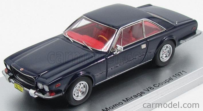 KESS 1/43 モモ ミラージュ 5.7L V8 クーペ 1971 シルバー KESS-MODEL KE43033901 Scale 1/43 | MOMO MIRAGE 5.7L V8 COUPE 1971 BLUE
