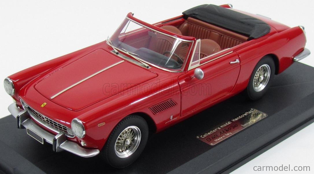 BBR-MODELS 1/43 FERRARI 250 GT Pininfarina Coupé 1960 Rouge Met Argent