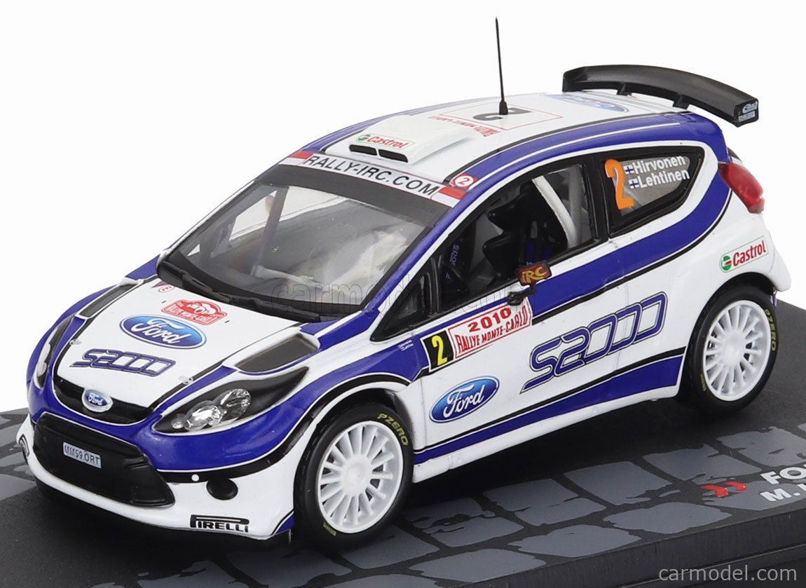Ixo 1/43 – Ford Fiesta S2000 – N°2 – Vainqueur Rallye Monte Carlo 2010