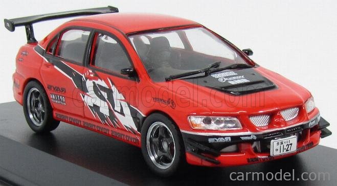 Greenlight Scale 1 43 Mitsubishi Sean S Lancer Evolution Ix 06 Tokyo Drift Fast Furious 3 Dark Orange