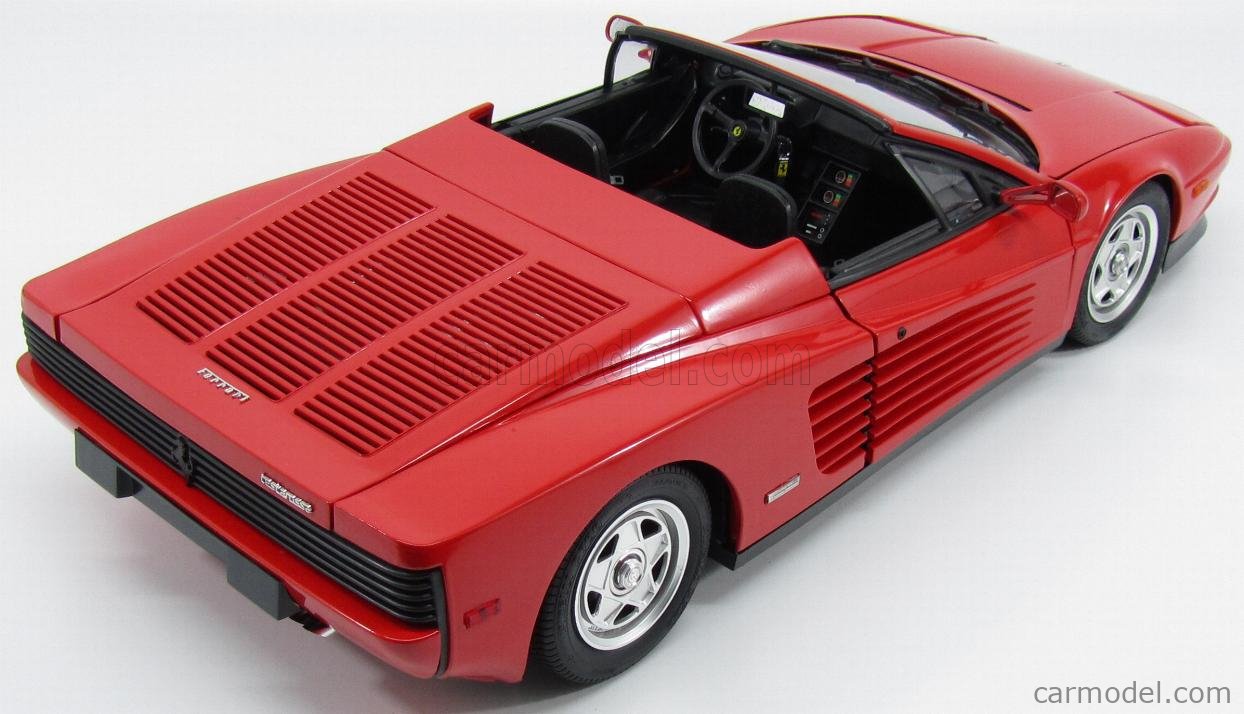 POCHER TESTAROSSA SPIDER 絶版品 箱ダメージ有り POCHER K54 Scale 1/8 | FERRARI TESTAROSSA SPIDER 1986 RED
