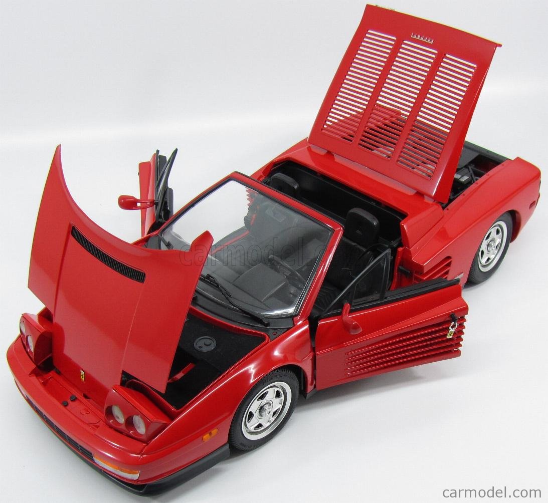 POCHER TESTAROSSA SPIDER 絶版品 箱ダメージ有り POCHER K54 Scale 1/8 | FERRARI TESTAROSSA SPIDER 1986 RED