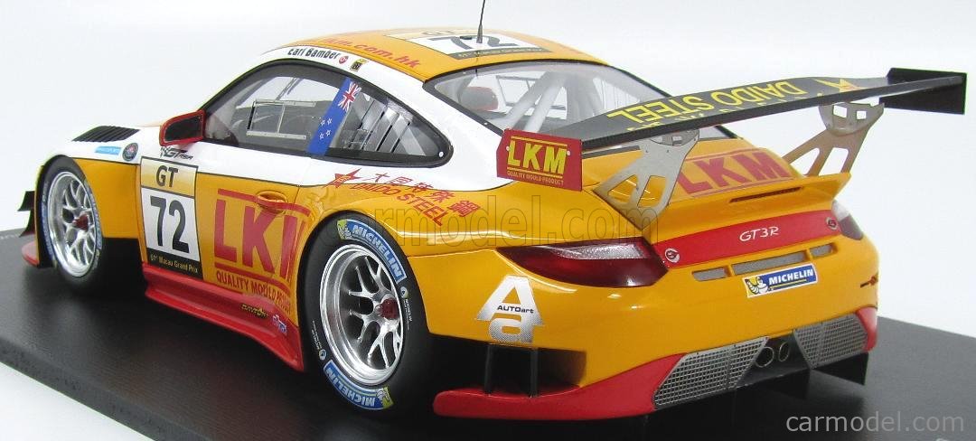 PORSCHE - 911 997-2 GT3 R TEAM LKM GT CUP N 72 8th MACAU GP 2014 E.BAMBER