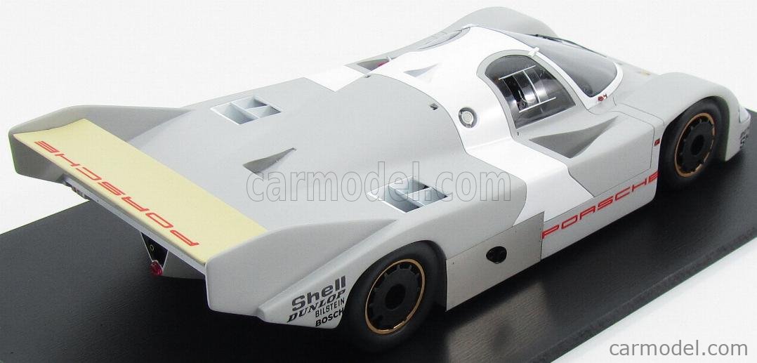 SPARK-MODEL 18S125 Scale 1/18 | PORSCHE 956 TEST CAR 1982 MATT