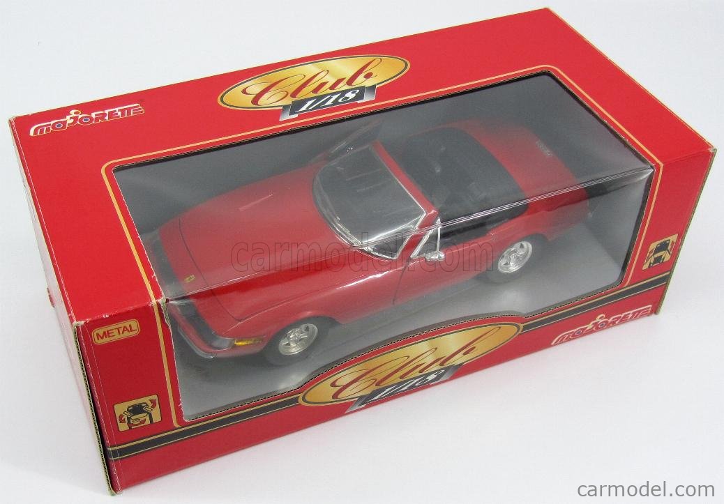 MAJORETTE 4403 Scale 1/18 | FERRARI 365 GTS RED