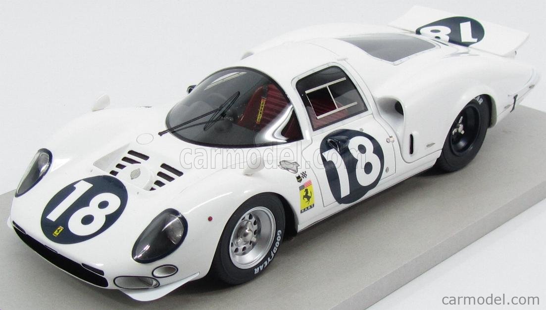 FERRARI - 365 P2 WHITE ELEPHANT N 18 24h LE MANS 1966 B.BONDURANT -  M.GREGORY