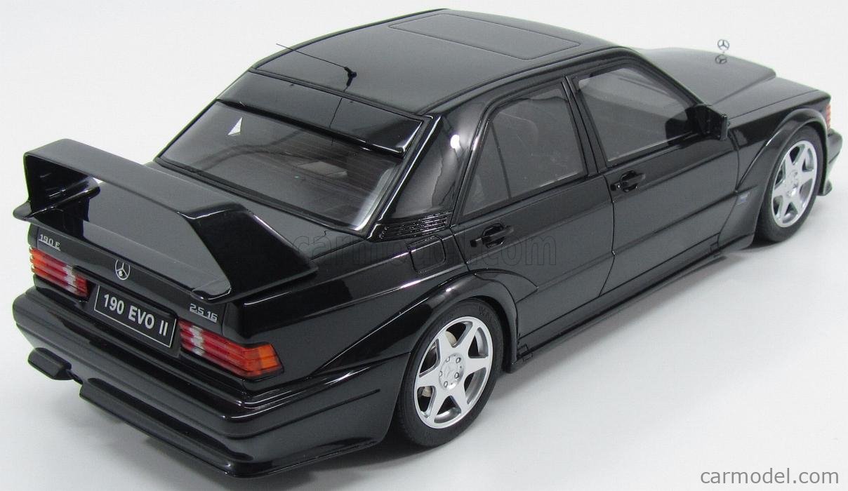 OTTO-MOBILE OTG020 Scale 1/12 | MERCEDES BENZ 190E 2.5 16V EVO2 1990 BLUE  BLACK DB199