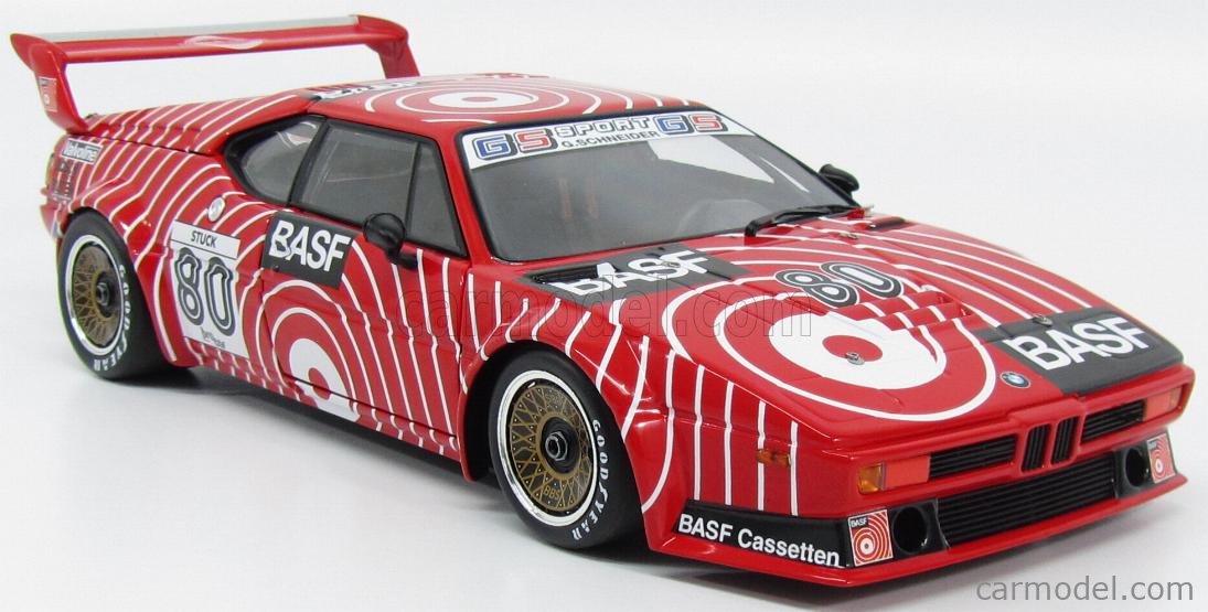 BMW M1 Procar Gr.4 N°76 BASF GS Sport DRM 1980 1/43 - PHM/Solido Robusteli - Modèle Vitrine