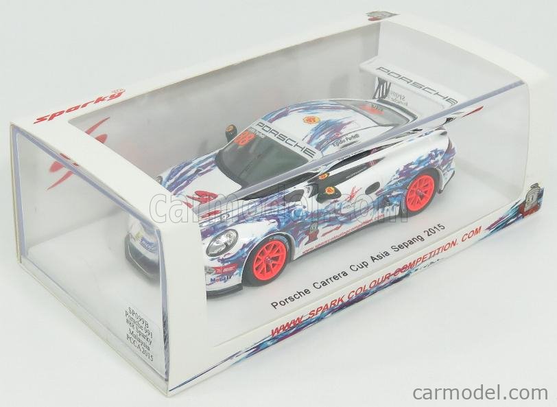 SPARK-MODEL SP099B Scale 1/43 | PORSCHE 911 991 N 88 PORSCHE CARRERA ...