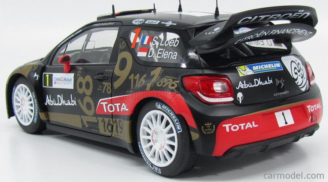 Norev - 1:18 - Citroën DS3 WRC 2012 #1 Loeb / Elena Rallye - Catawiki