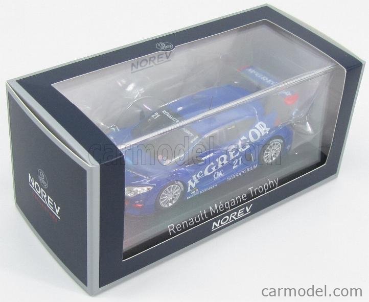 NOREV 517711 Scale 1/43 | RENAULT MEGANE V6 TROPHY TEAM Mc-GREGOR N 21 ...