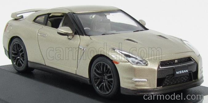 NISSAN GT-R 45TH ANNIVERSARY GOLD 2015 PREMIUM X PRD516J 1/43 LHD IXO SILICA